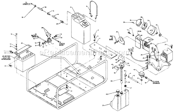 Page D Diagram and Parts List for 8712-0  Briggs and Stratton Generator